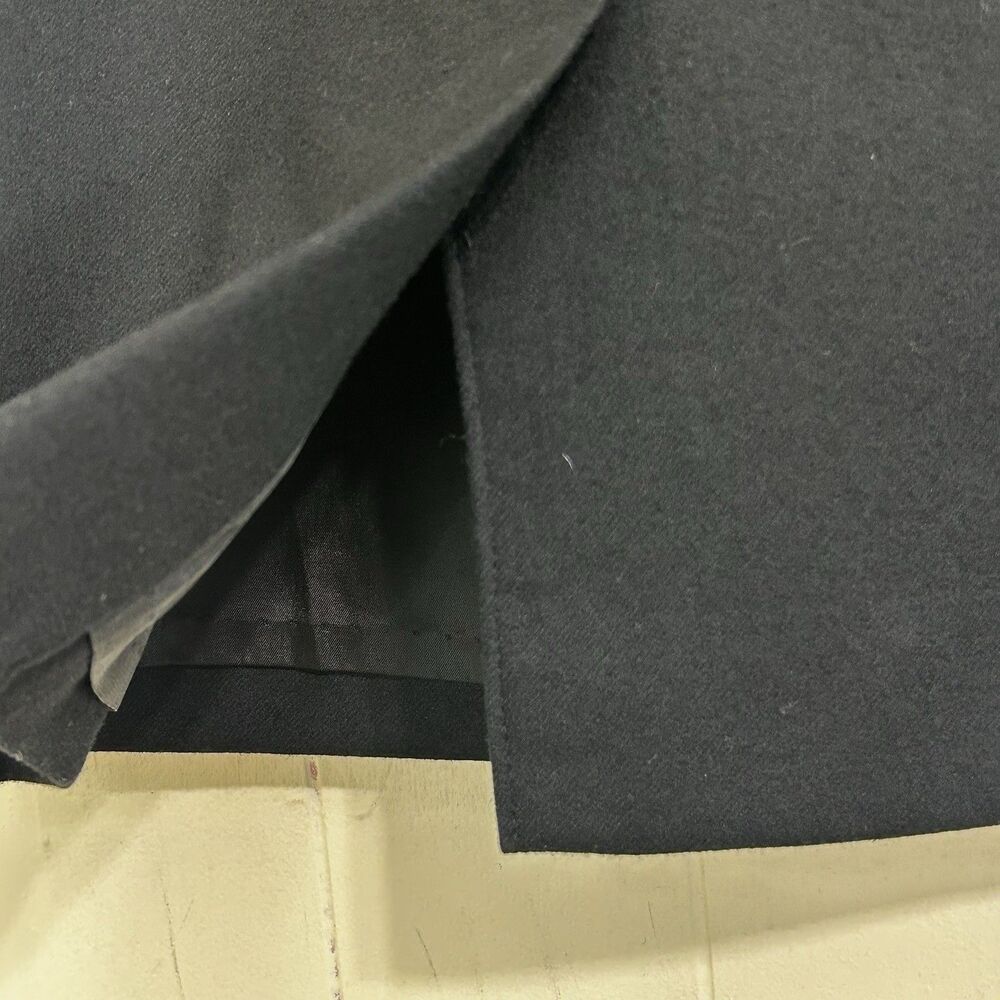 Pendleton Vintage Black 100% Virgin Wool Skirt Size 8 Knee Pleated Skirt - Picture 9 of 16